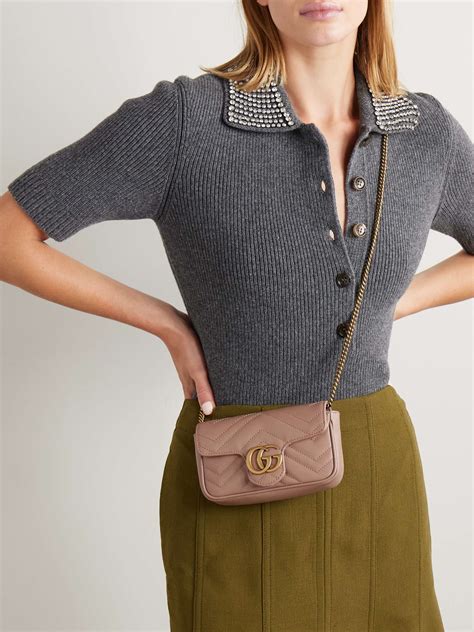 gucci mini quilted shoulder bag|Gucci mini shoulder bag vintage.